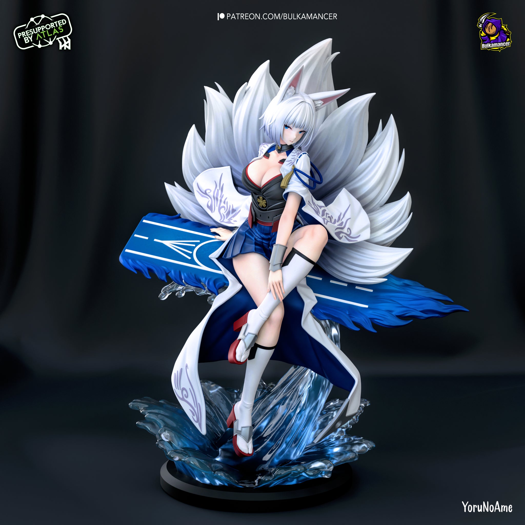 Lunar Fox Sovereign | 1/8 Unpainted Resin Kit Model