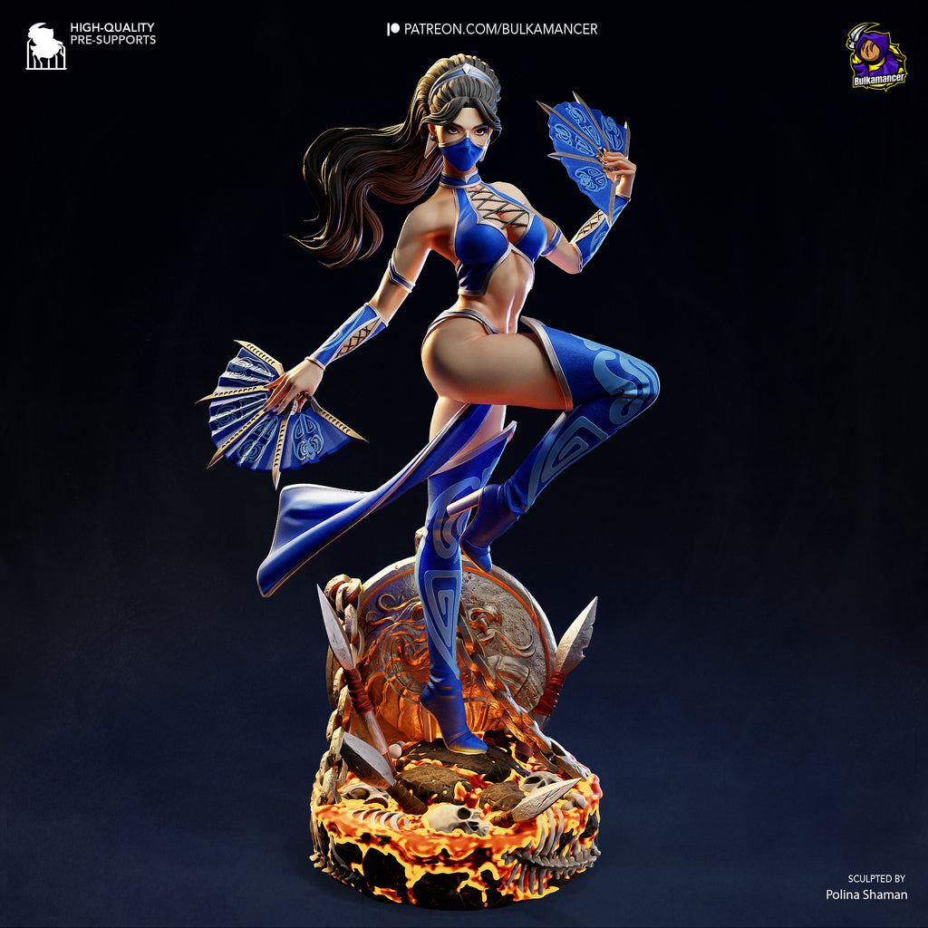 Azure Gale Tempest | 1/8 Unpainted Resin Kit Model