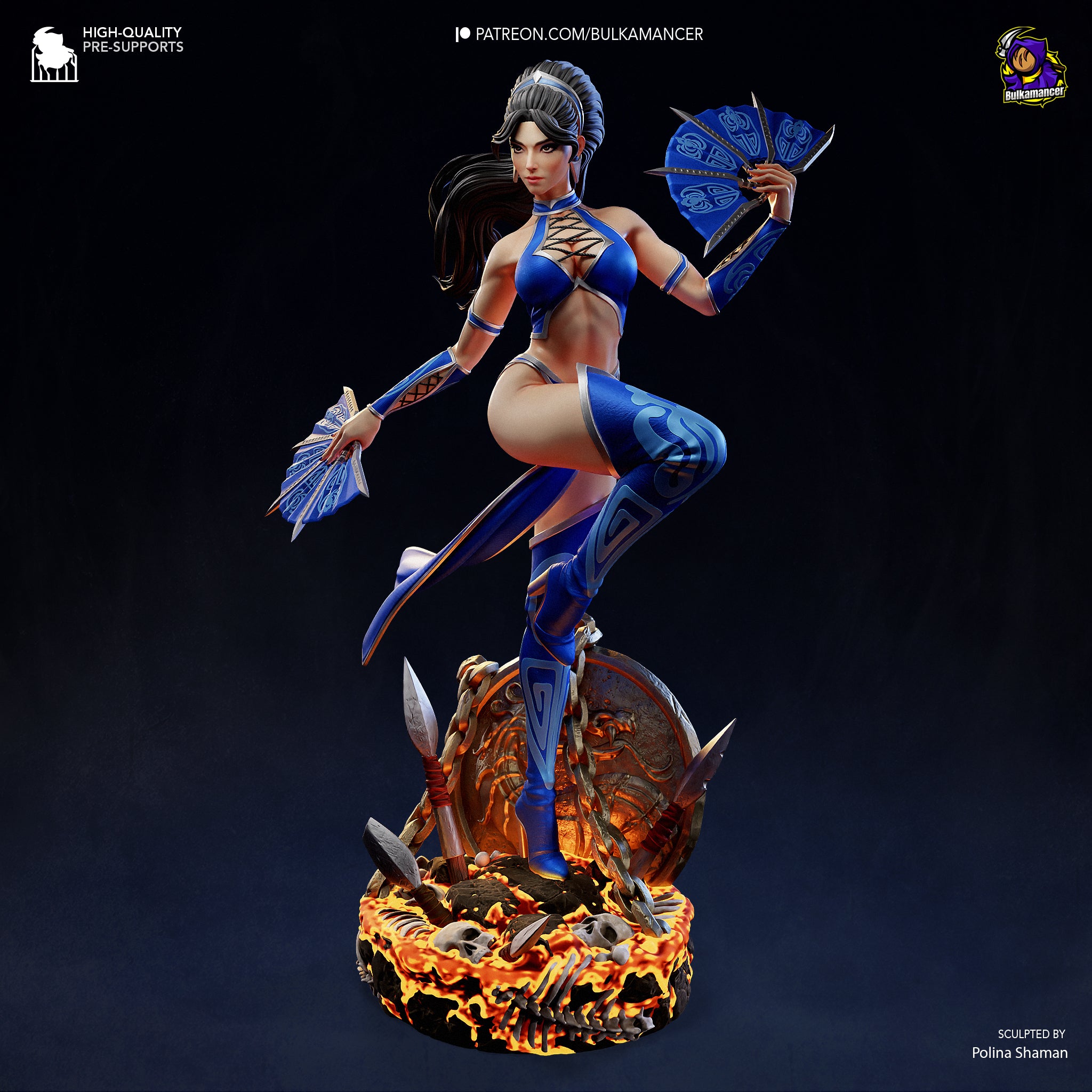 Azure Gale Tempest | 1/8 Unpainted Resin Kit Model
