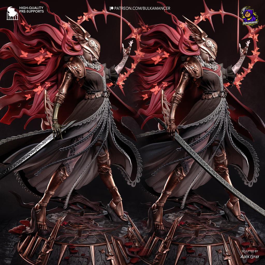 Crimson Thorn Valkyrie | 1/8 Unpainted Resin Kit Model