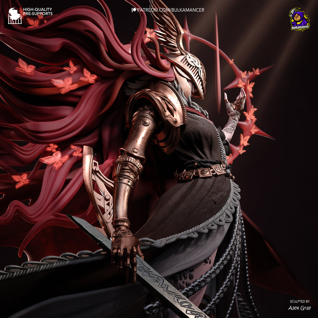 Crimson Thorn Valkyrie | 1/8 Unpainted Resin Kit Model