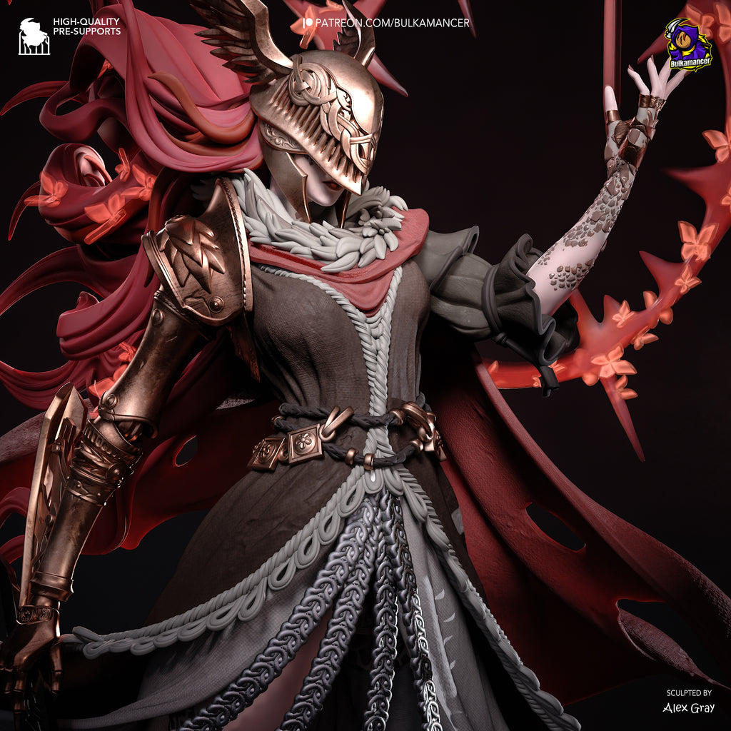 Crimson Thorn Valkyrie | 1/8 Unpainted Resin Kit Model