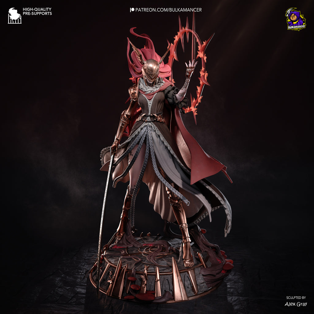 Crimson Thorn Valkyrie | 1/8 Unpainted Resin Kit Model