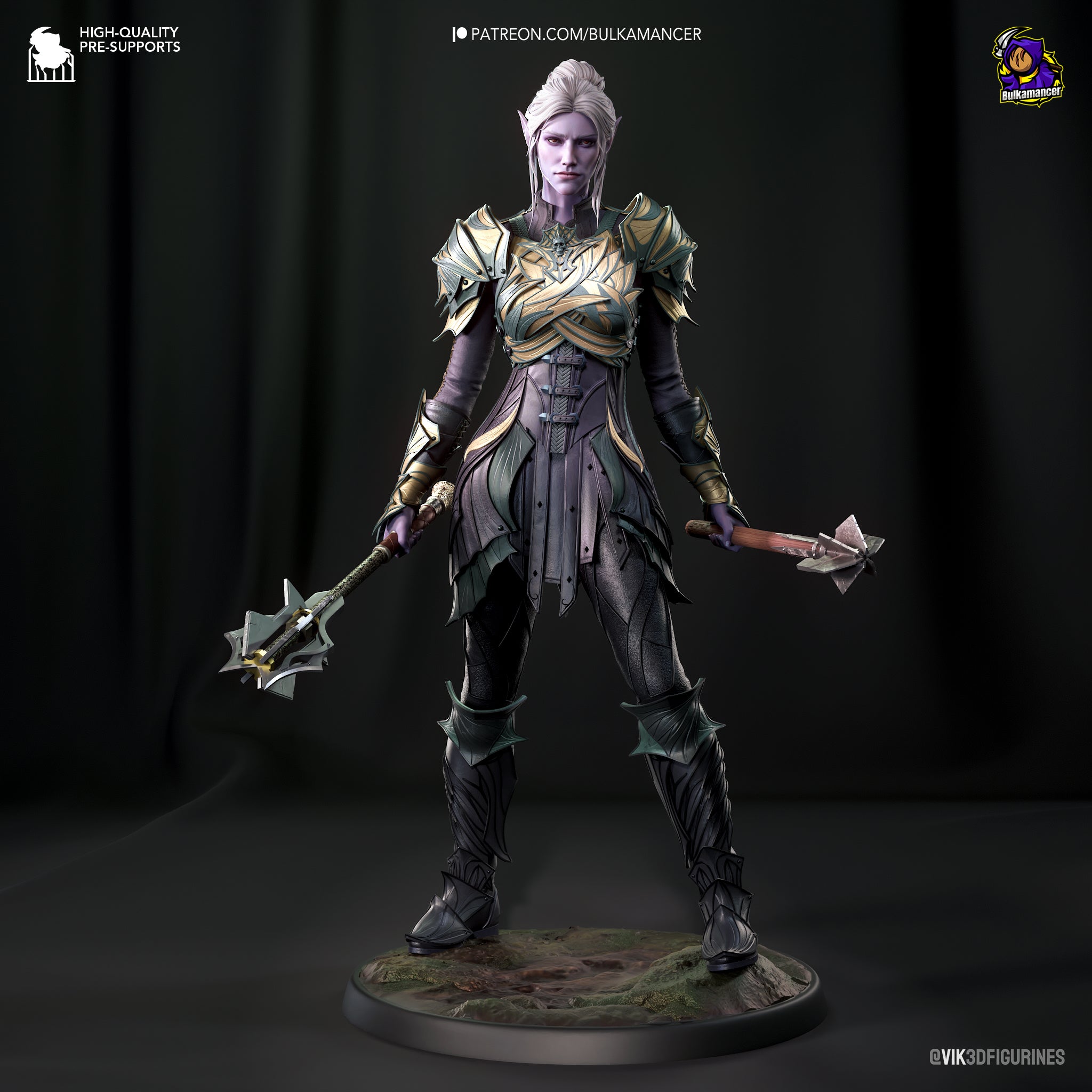 Shadowsteel Elf | 1/8 Unpainted Resin Kit