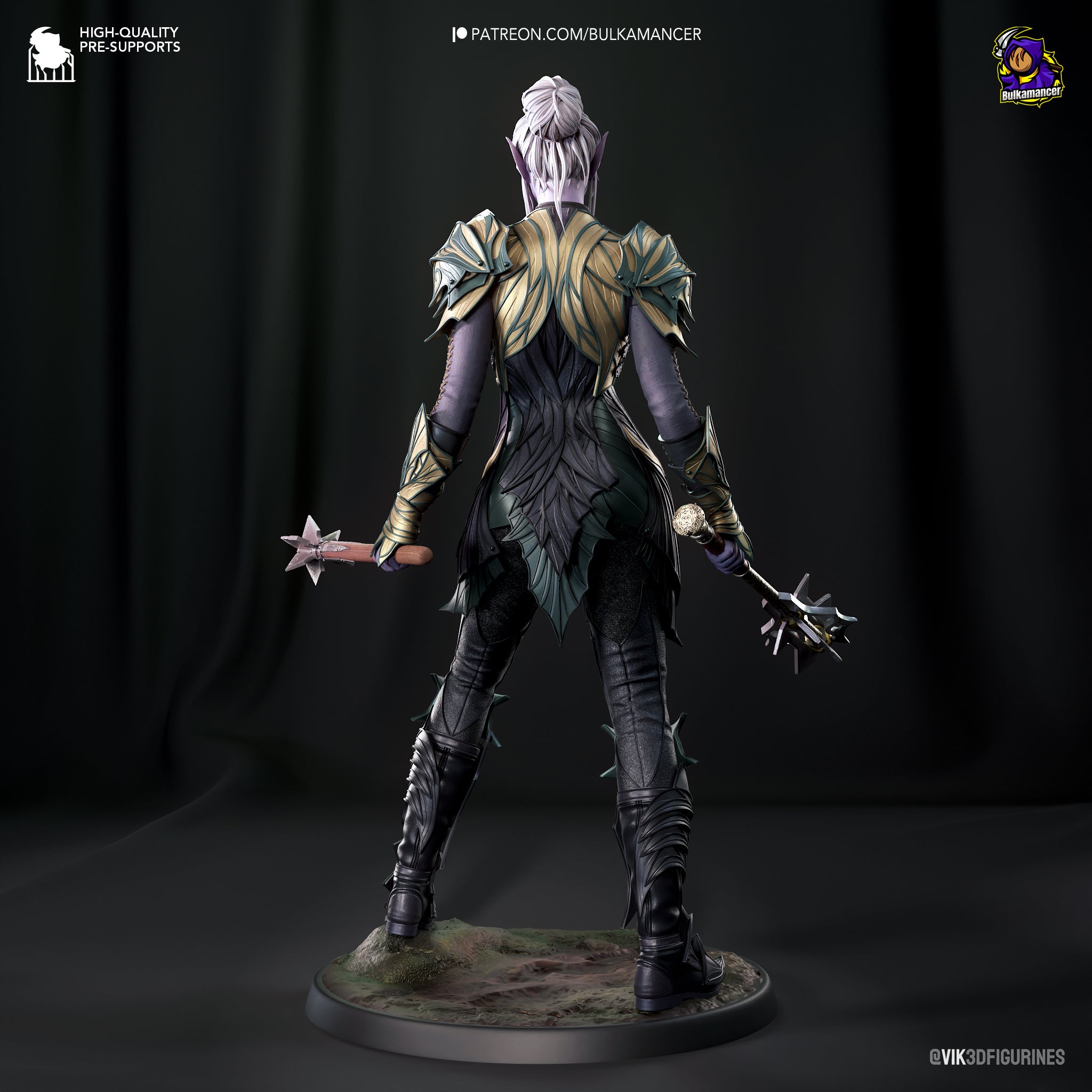 Shadowsteel Elf | 1/8 Unpainted Resin Kit