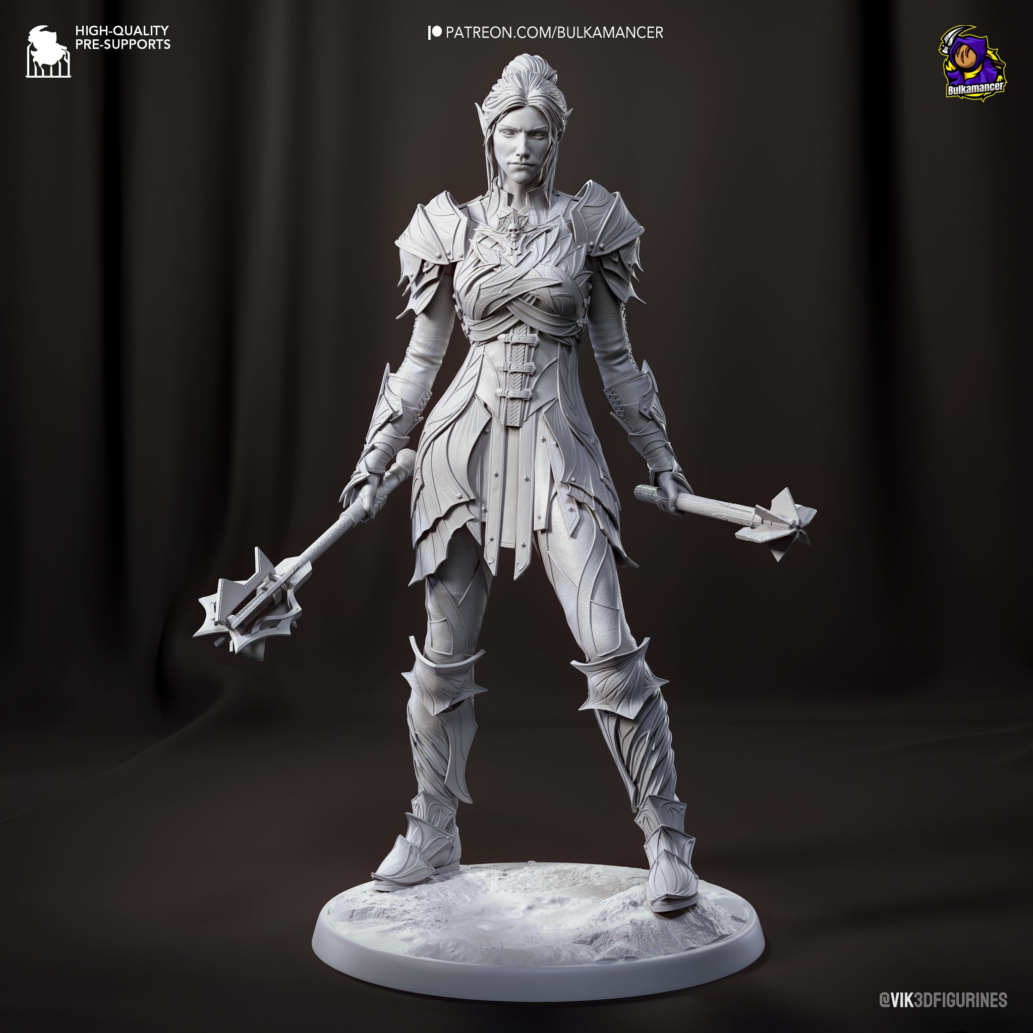 Shadowsteel Elf | 1/8 Unpainted Resin Kit