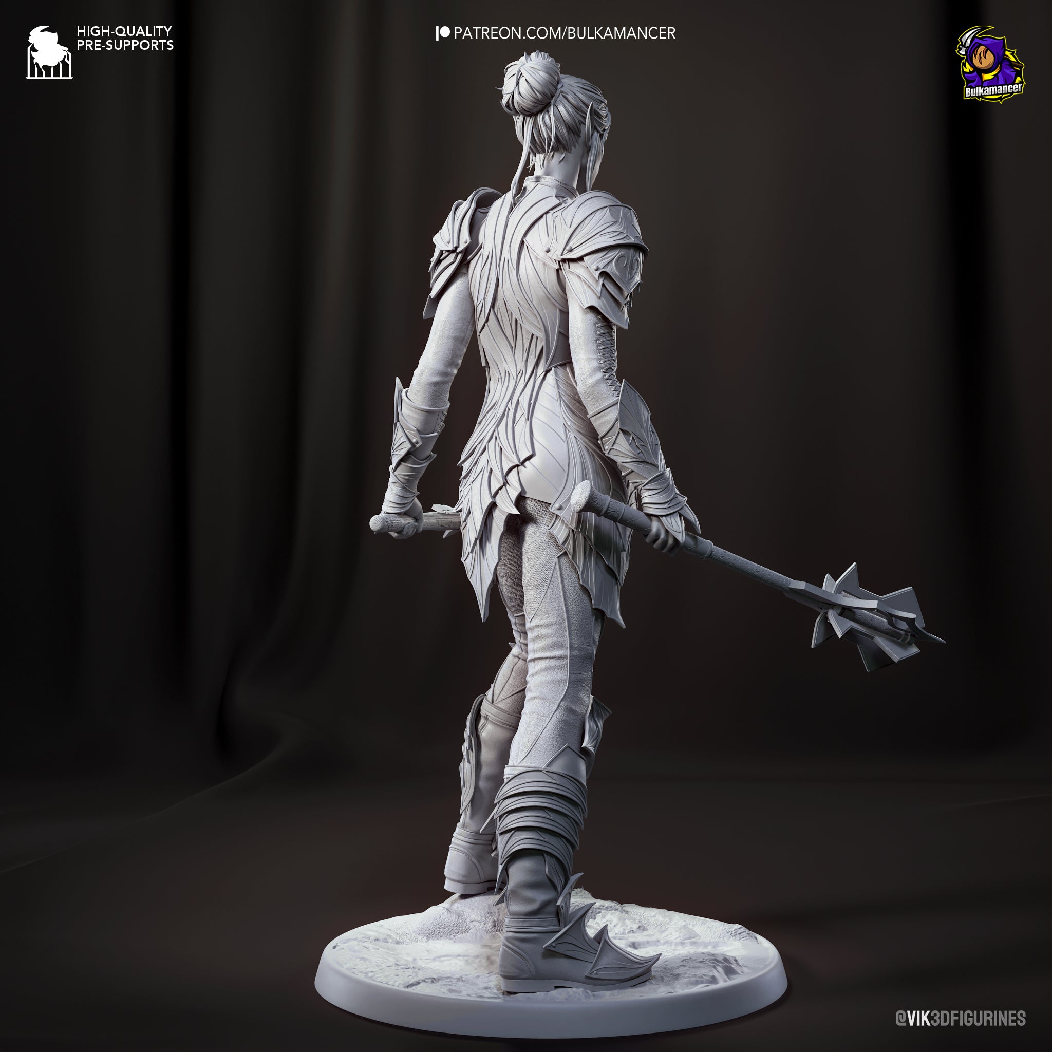 Shadowsteel Elf | 1/8 Unpainted Resin Kit