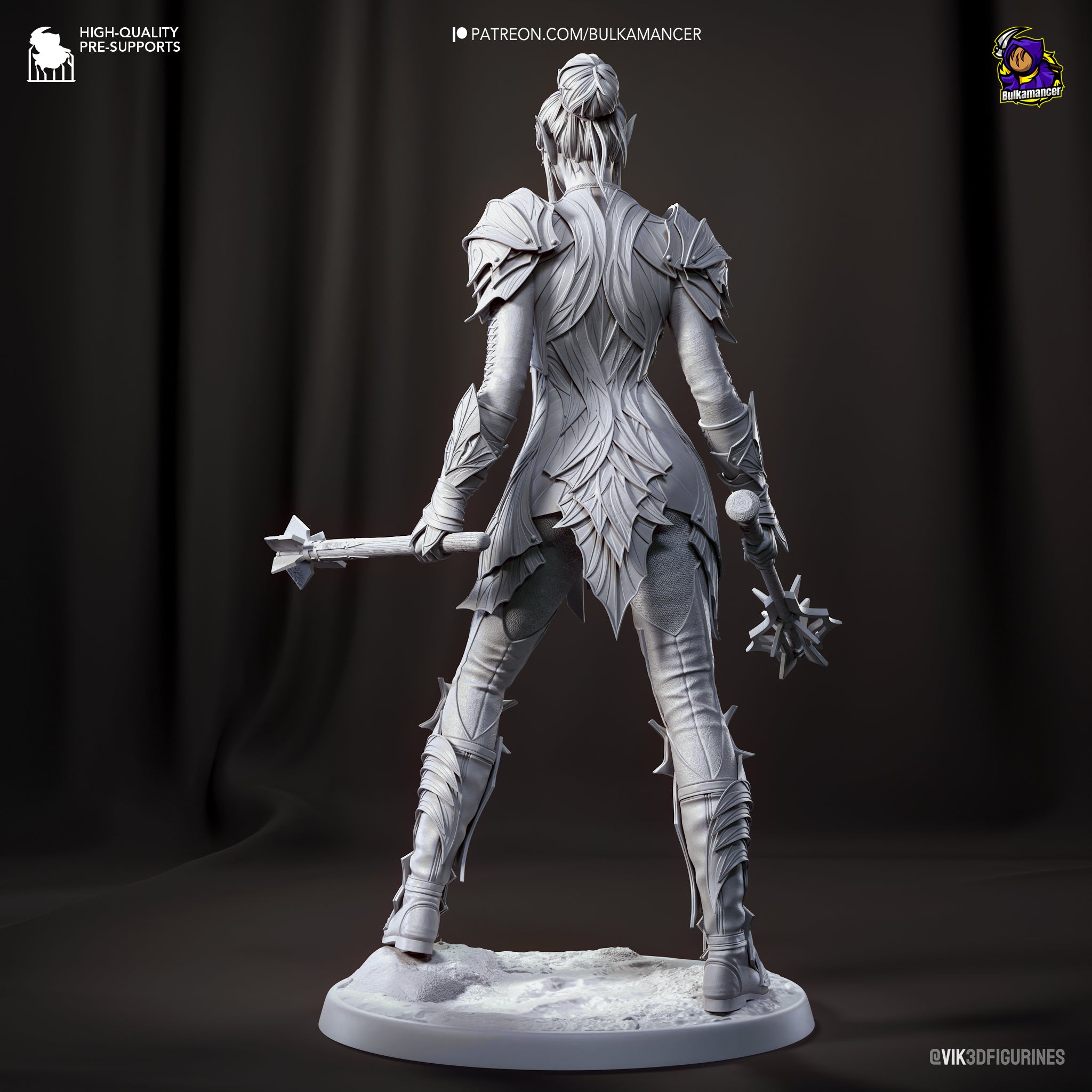 Shadowsteel Elf | 1/8 Unpainted Resin Kit
