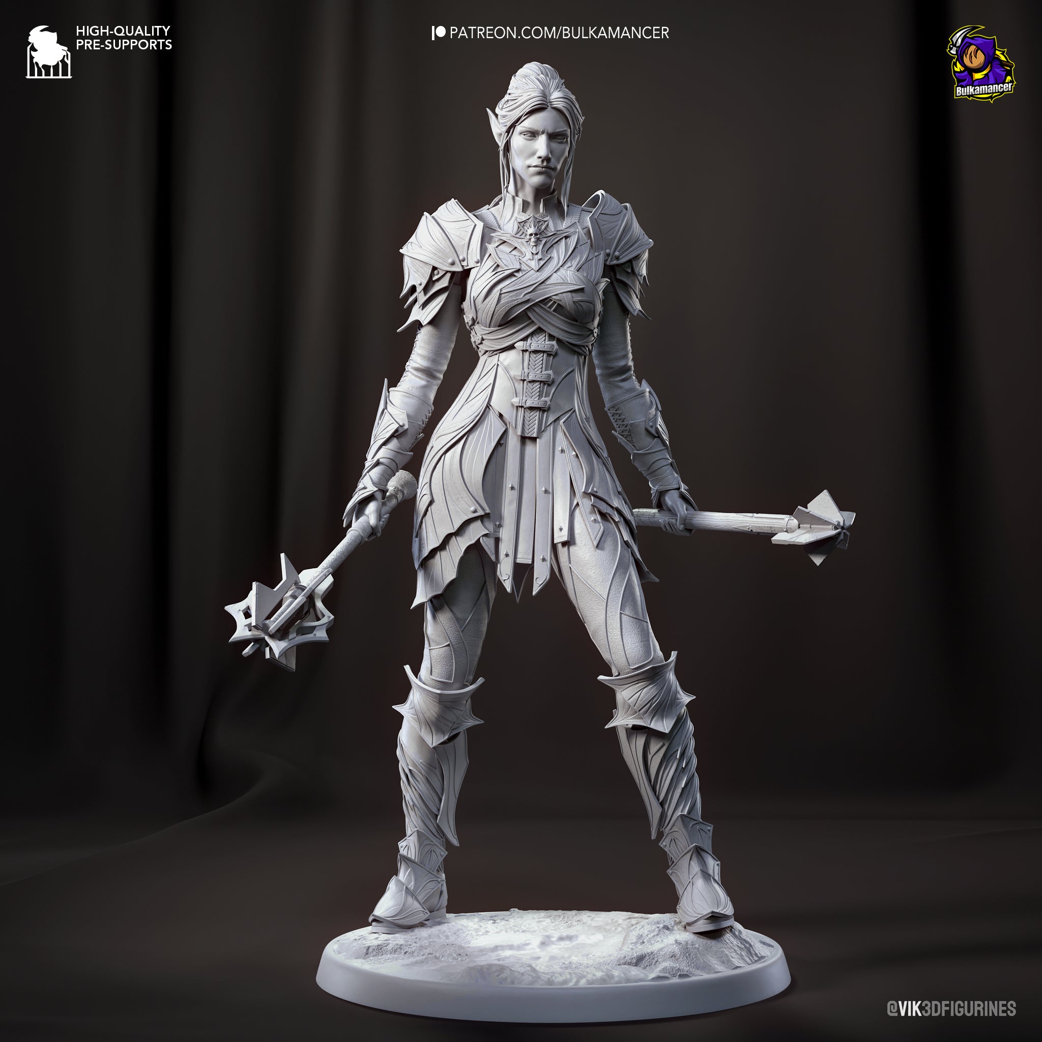 Shadowsteel Elf | 1/8 Unpainted Resin Kit