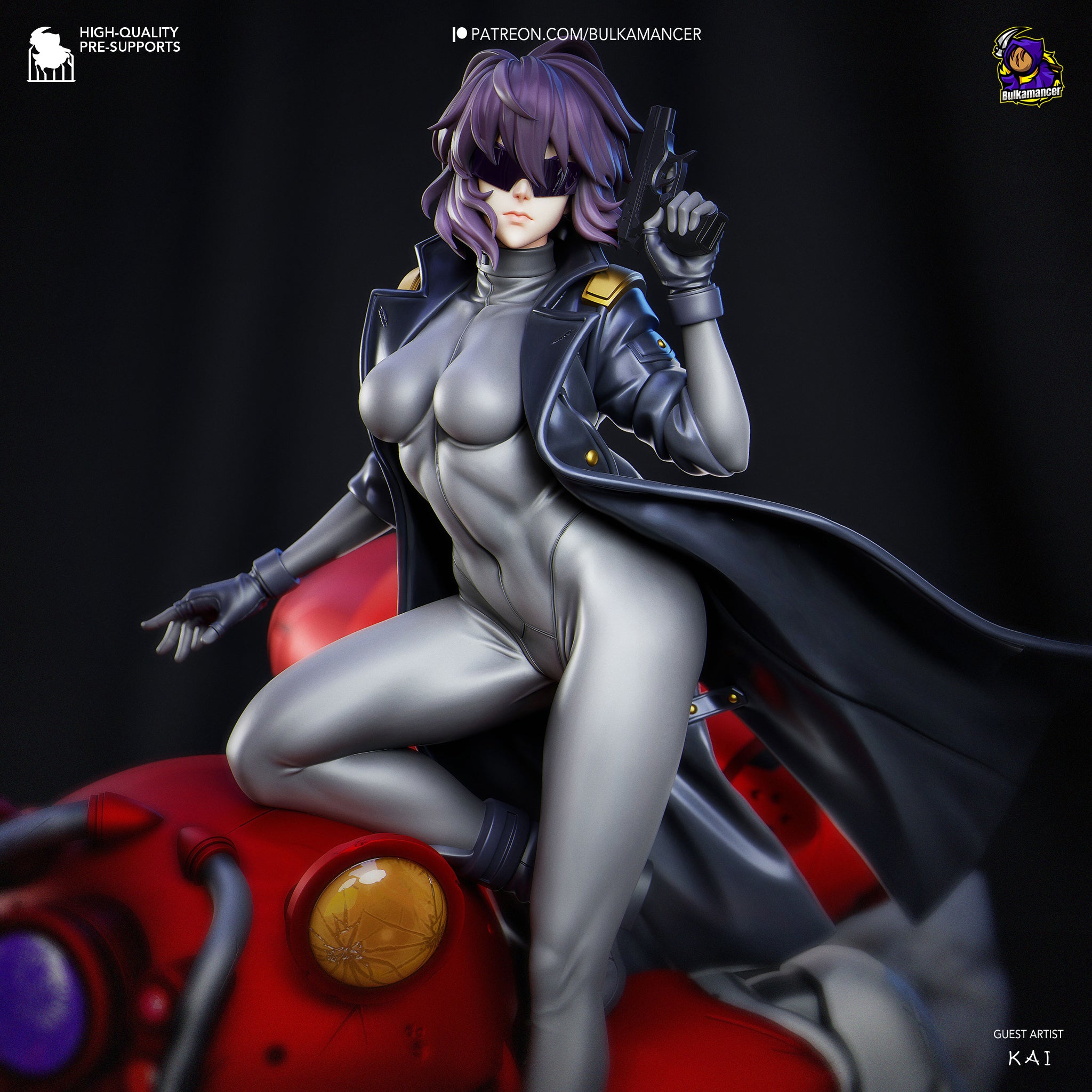 Shadow Veil Operative | 1/8 Unpainted Resin Kit Model