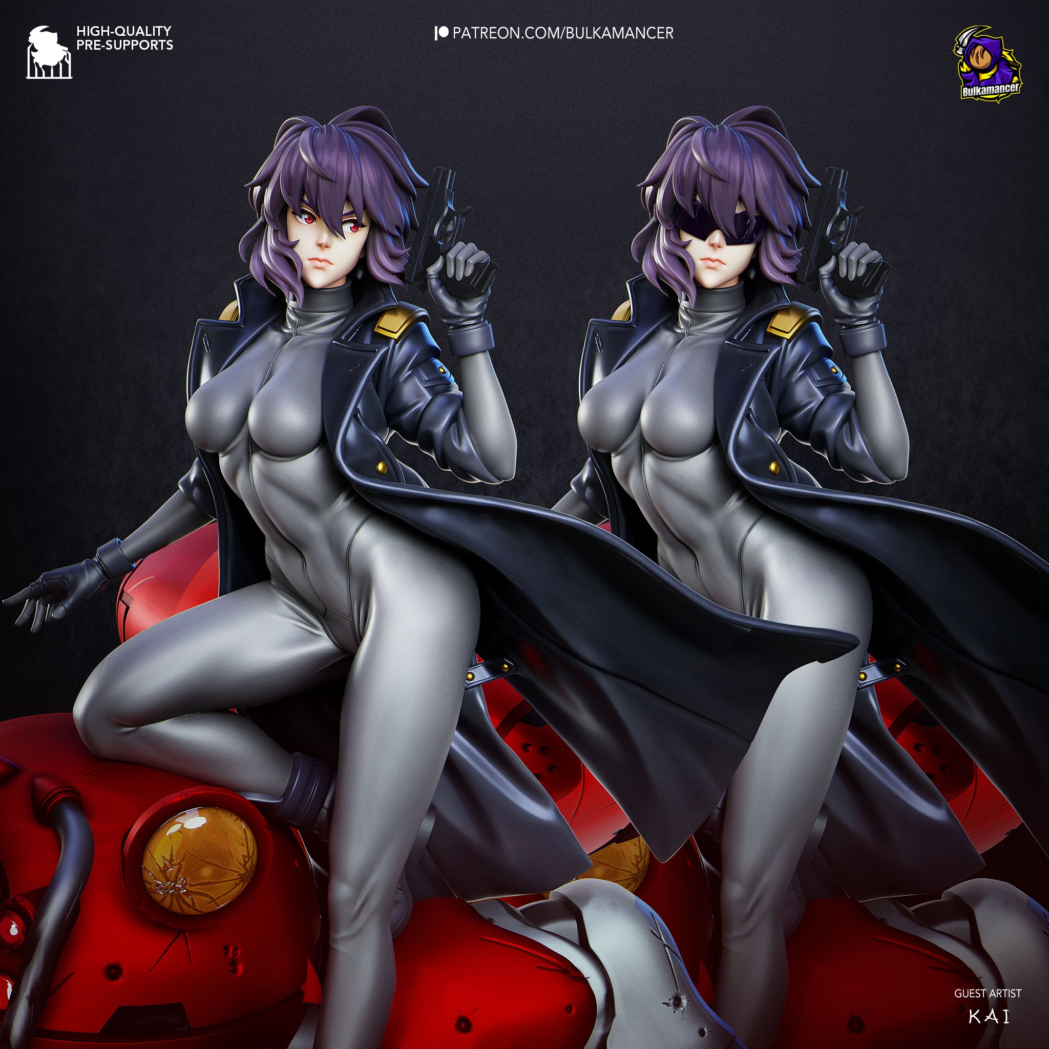 Shadow Veil Operative | 1/8 Unpainted Resin Kit Model