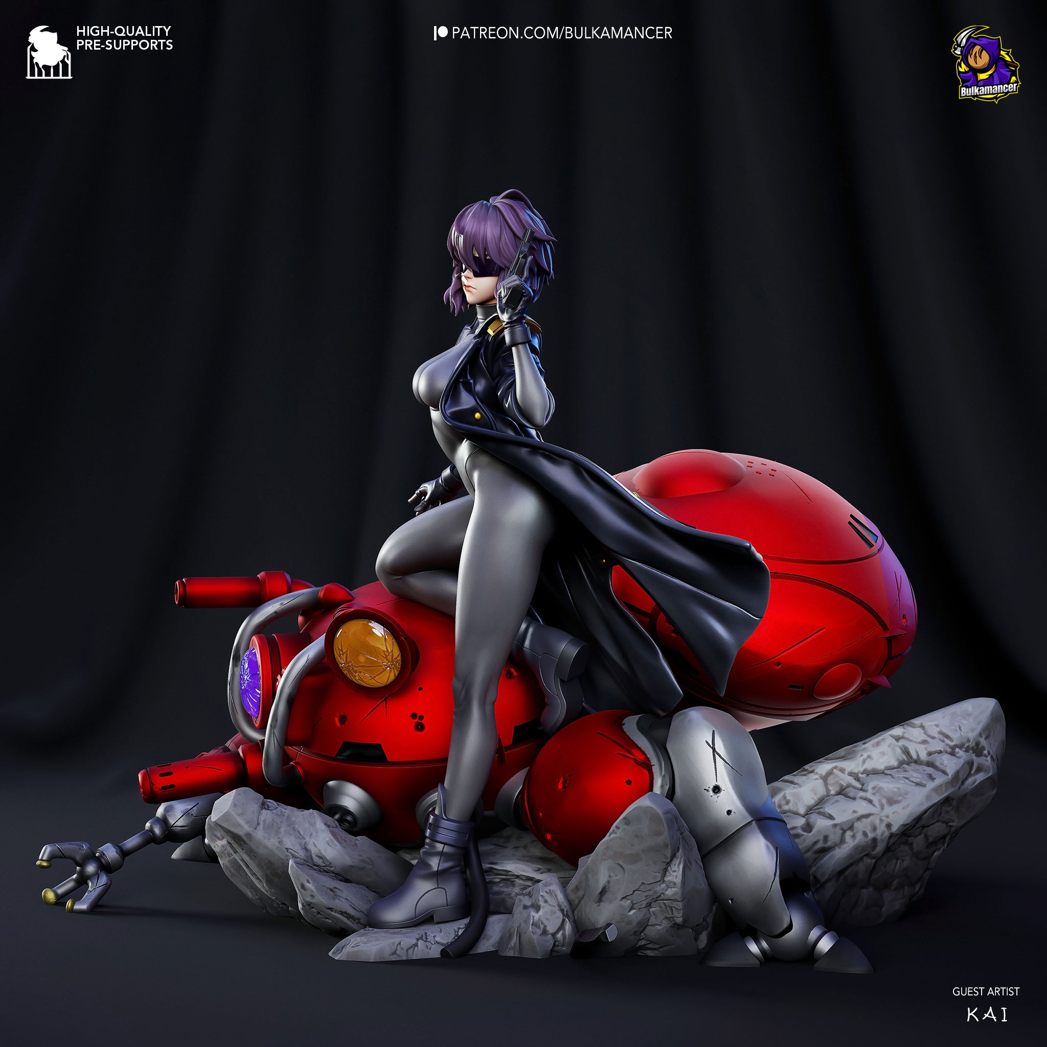 Shadow Veil Operative | 1/8 Unpainted Resin Kit Model