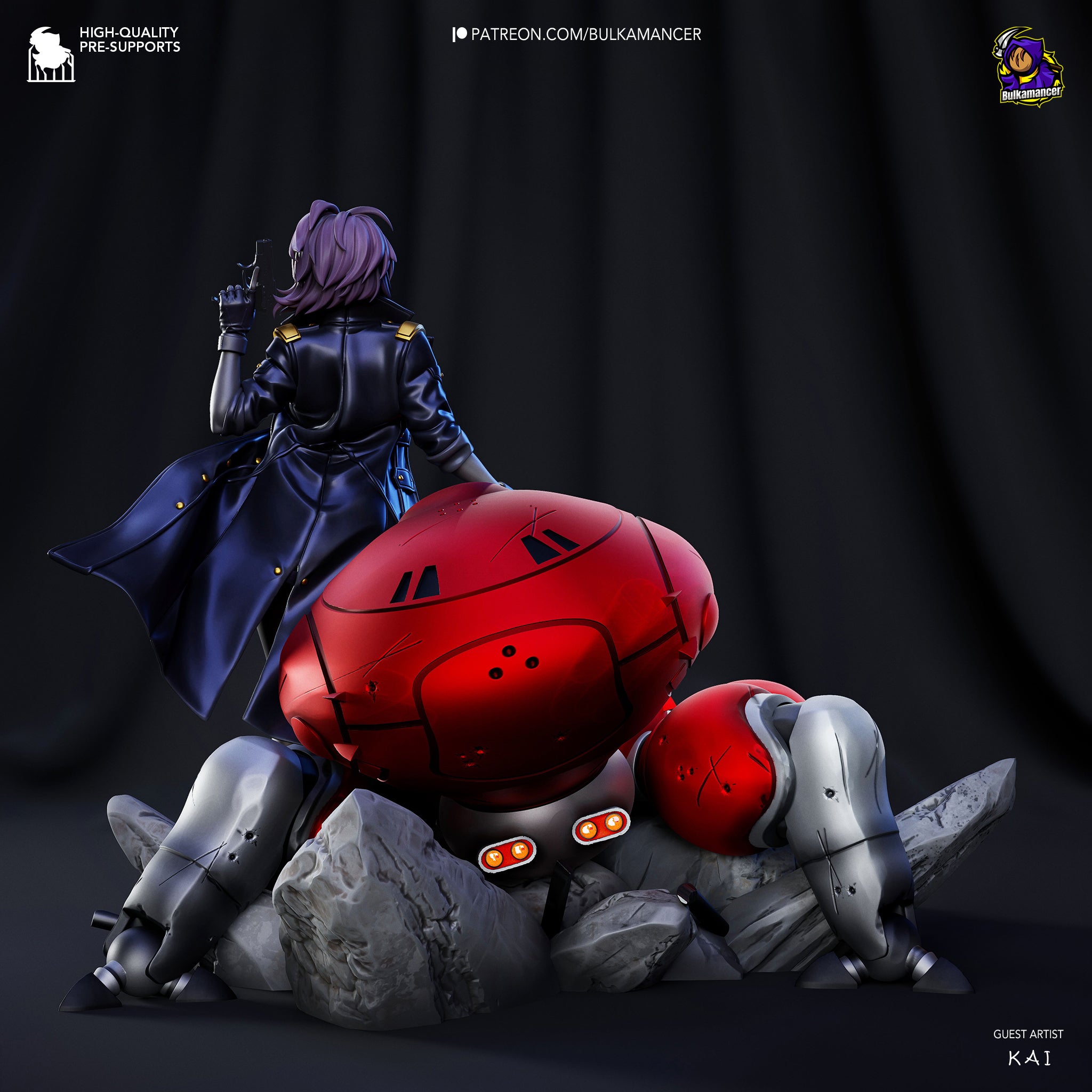 Shadow Veil Operative | 1/8 Unpainted Resin Kit Model
