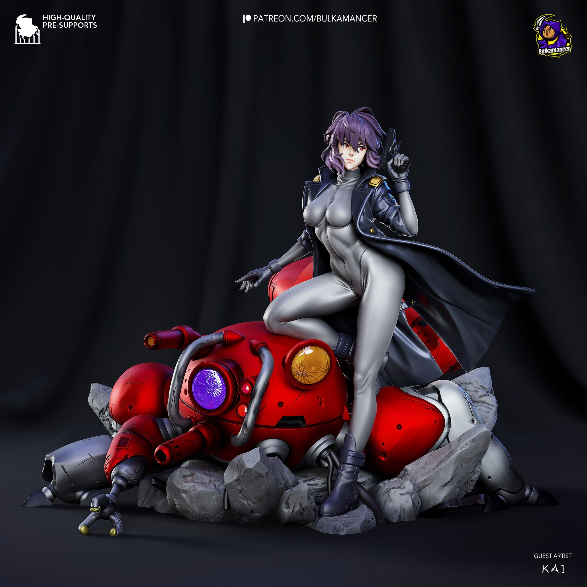 Shadow Veil Operative | 1/8 Unpainted Resin Kit Model
