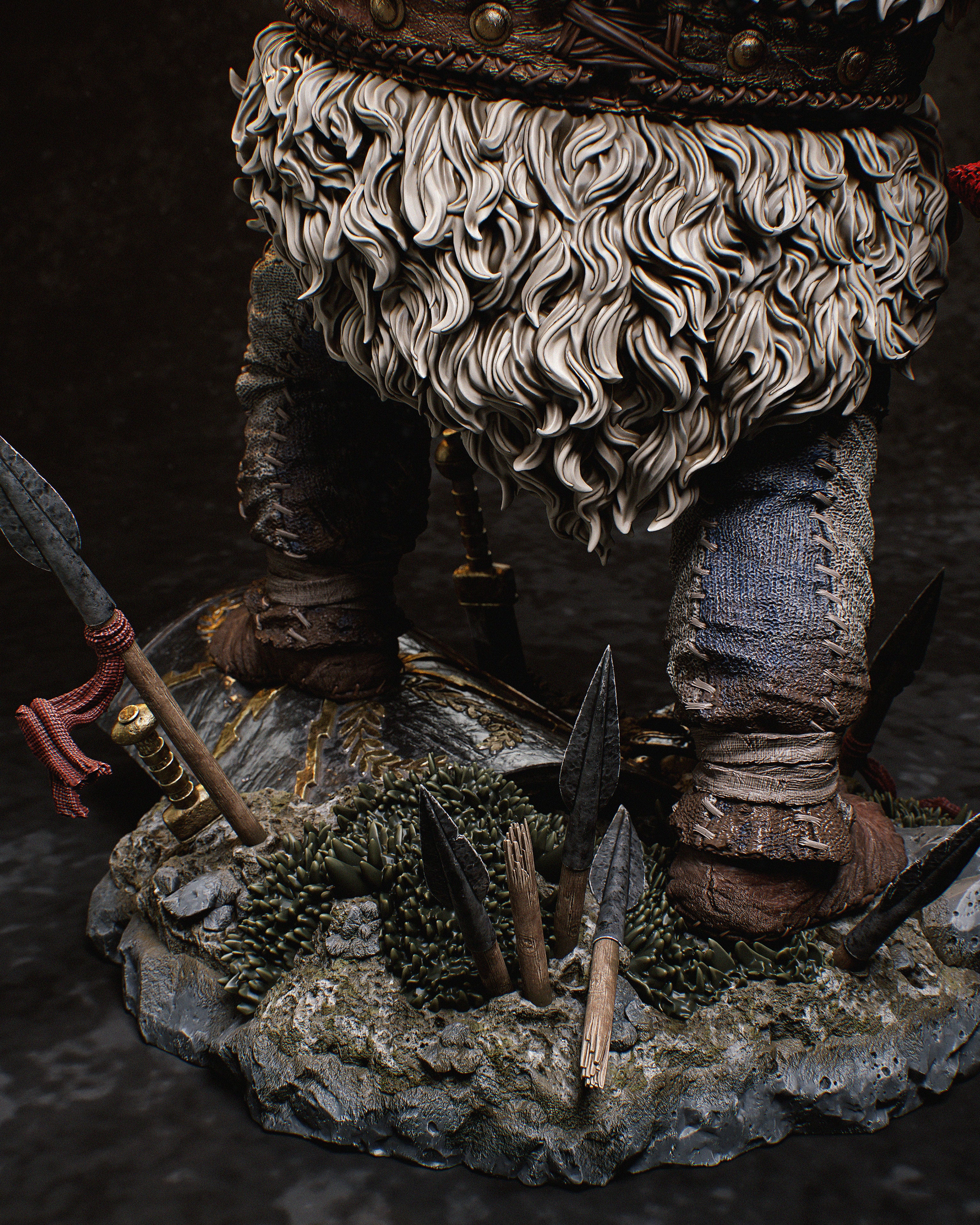 Verdant Realm Stonebearers | 1/6 Unpainted Resin Kit Model