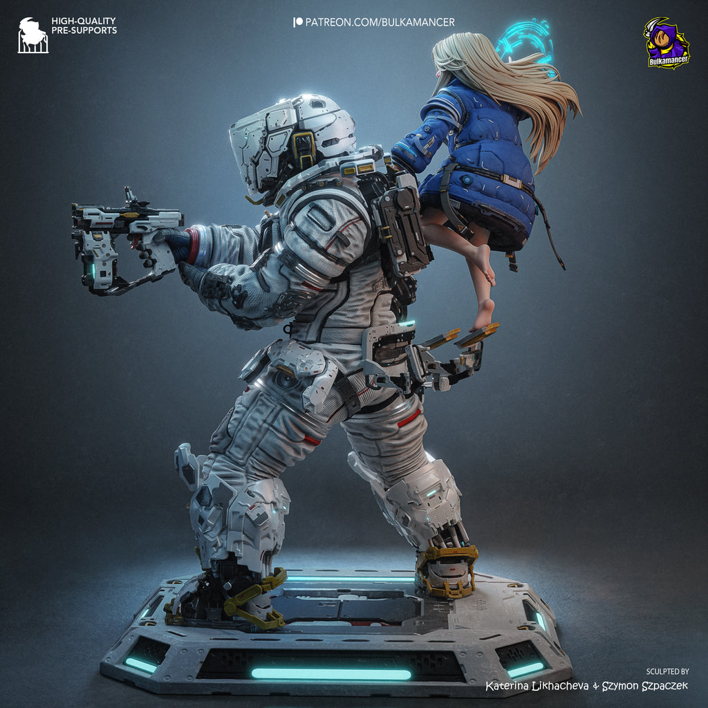 Nebula Vanguard Duo | 1/8 Unpainted Resin Kit Model