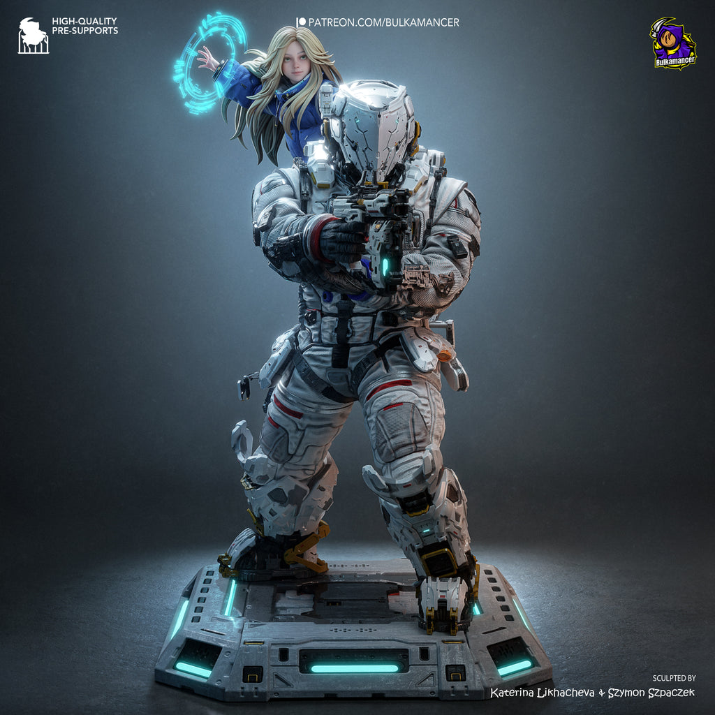 Nebula Vanguard Duo | 1/8 Unpainted Resin Kit Model