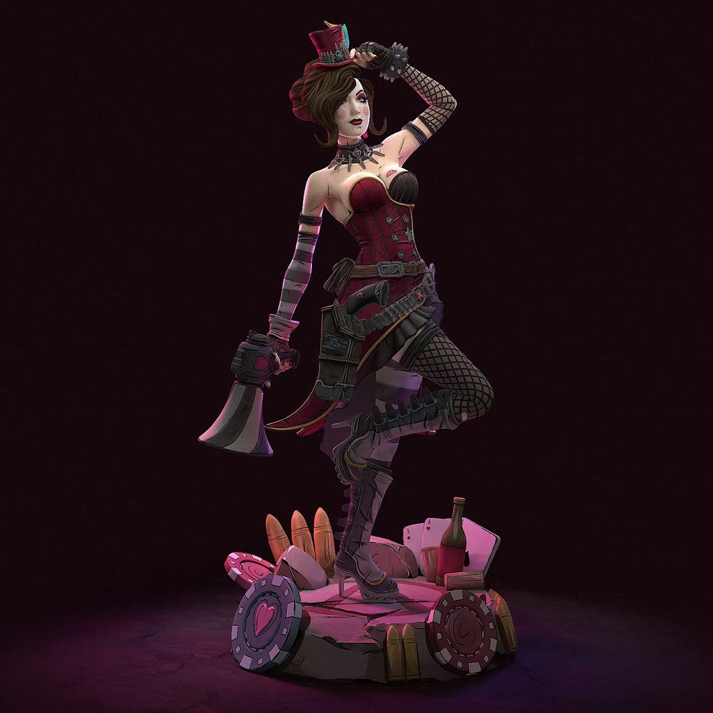 Steampunk Gambler Pinup | 1/10 Unpainted Resin Kit Model