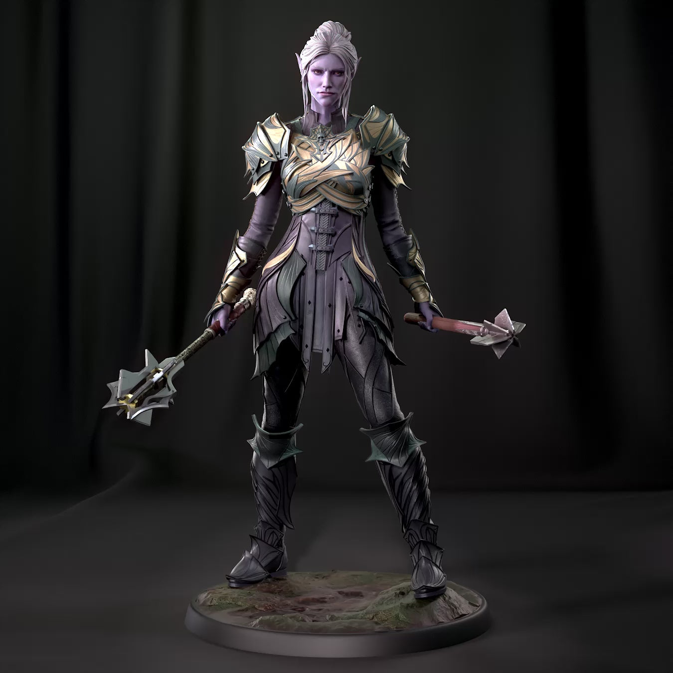 Shadowsteel Elf | 1/8 Unpainted Resin Kit