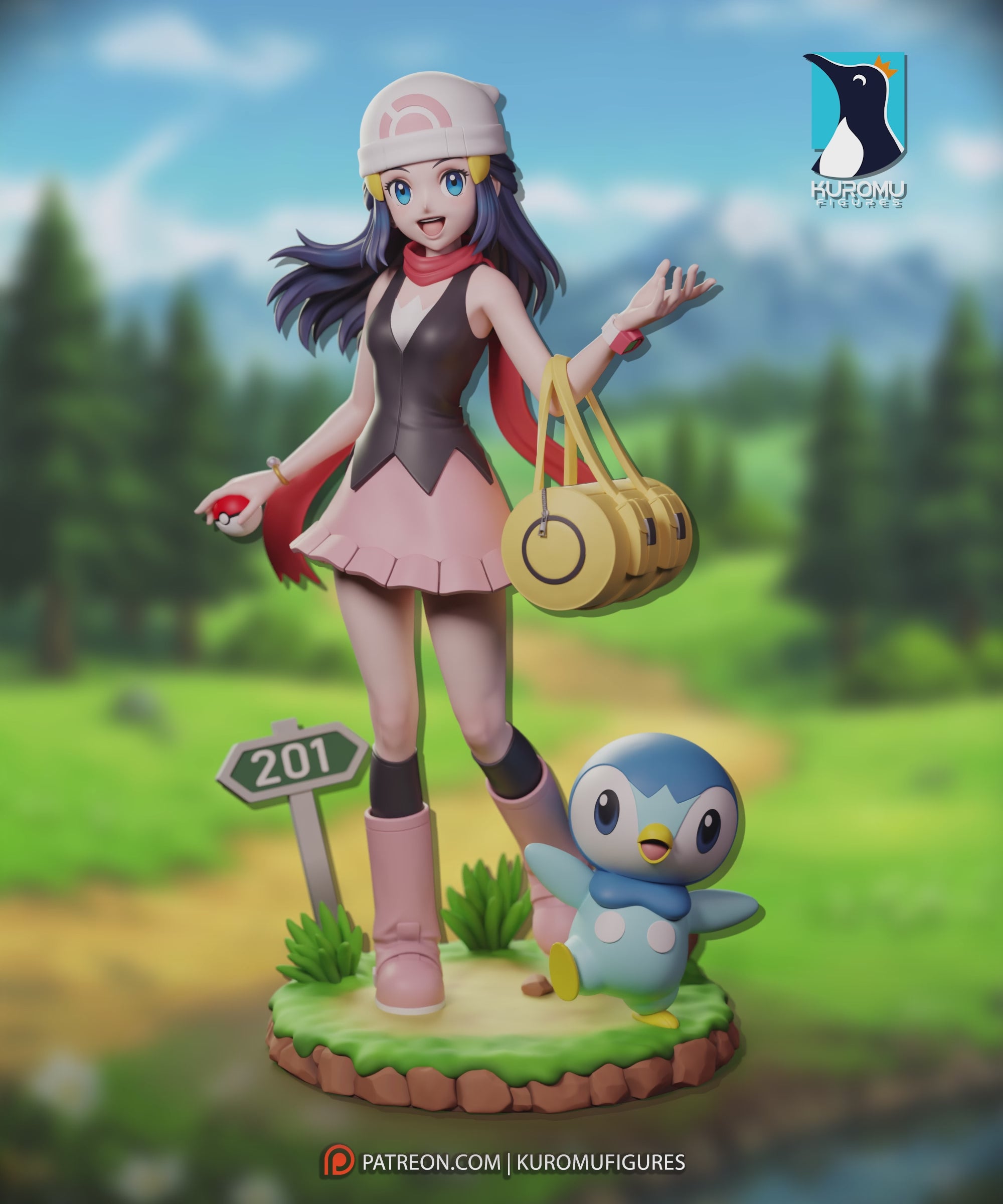 Cheerful Explorer Maiden | 1/10 Unpainted/Painted Resin Figure