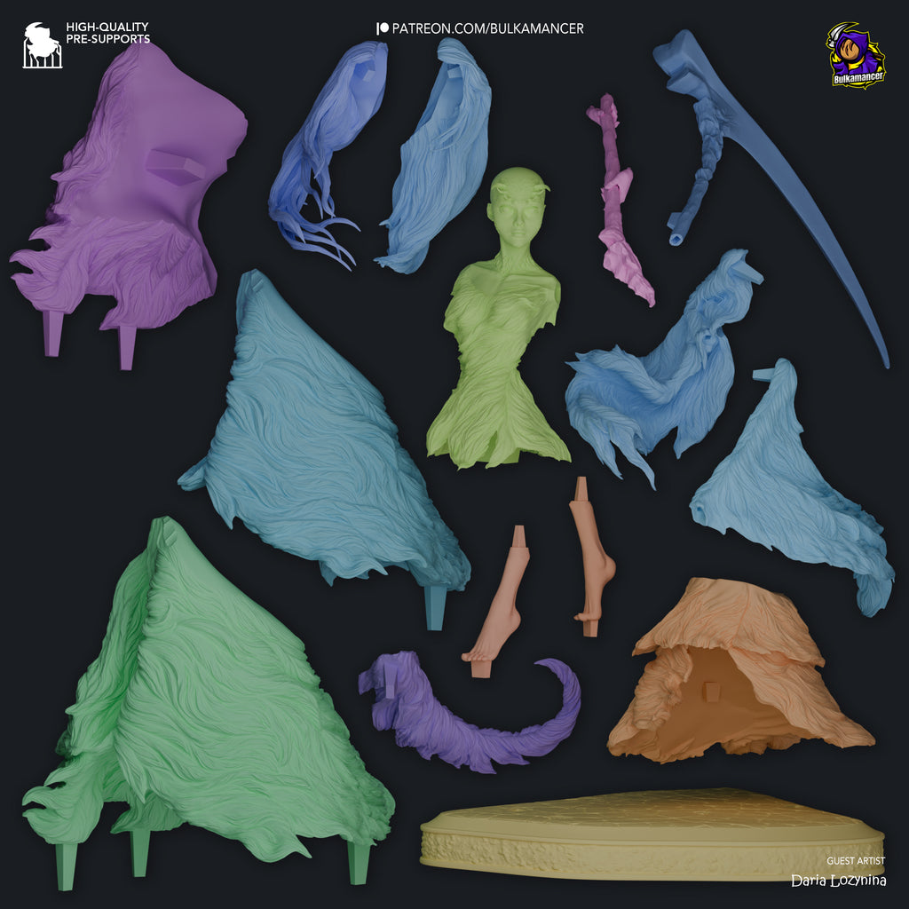 Ethereal Frost Reaper | 1/8 Unpainted Resin Kit Model