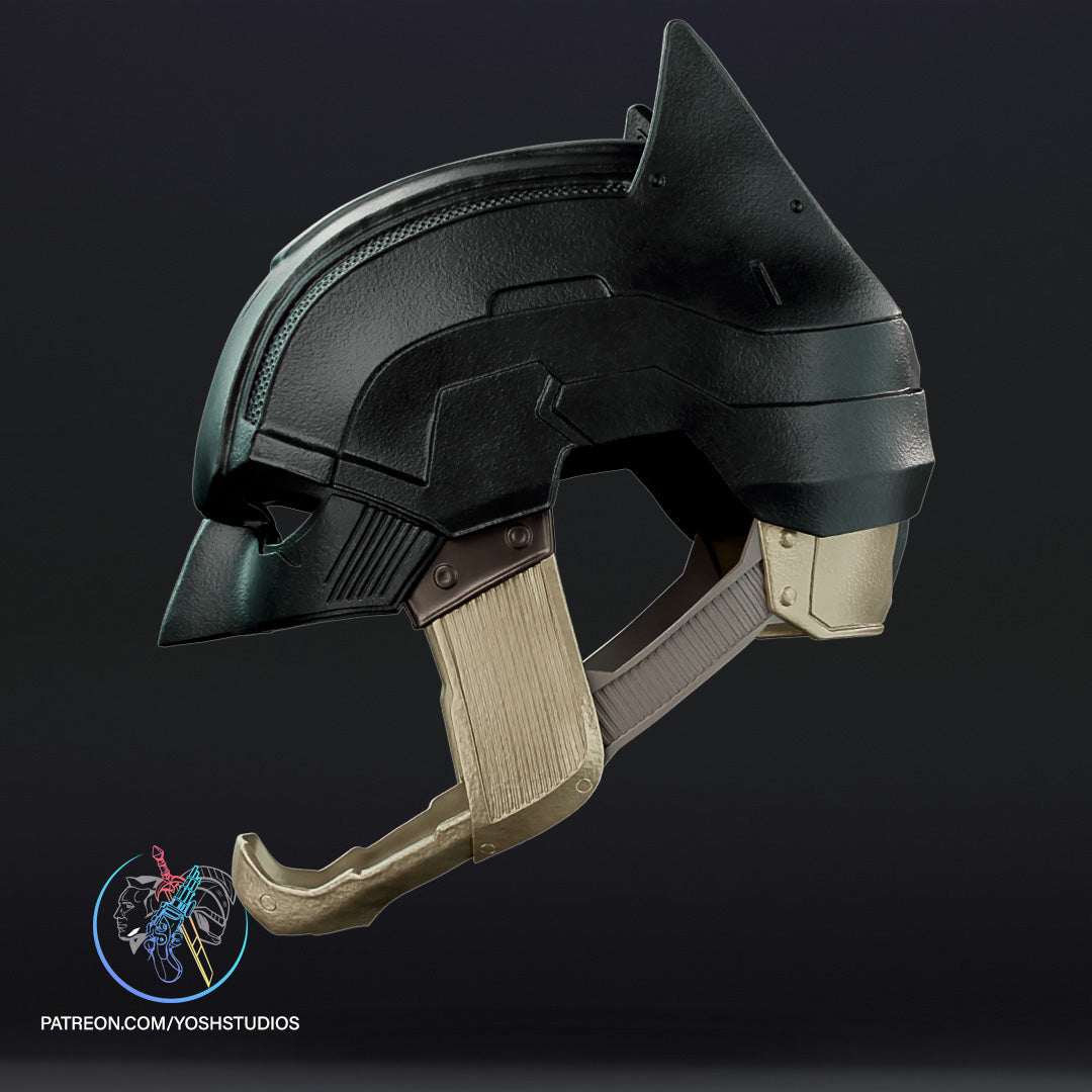 Title Obsidian Winged Guardian | Made to Fit Unpainted Helmet Model