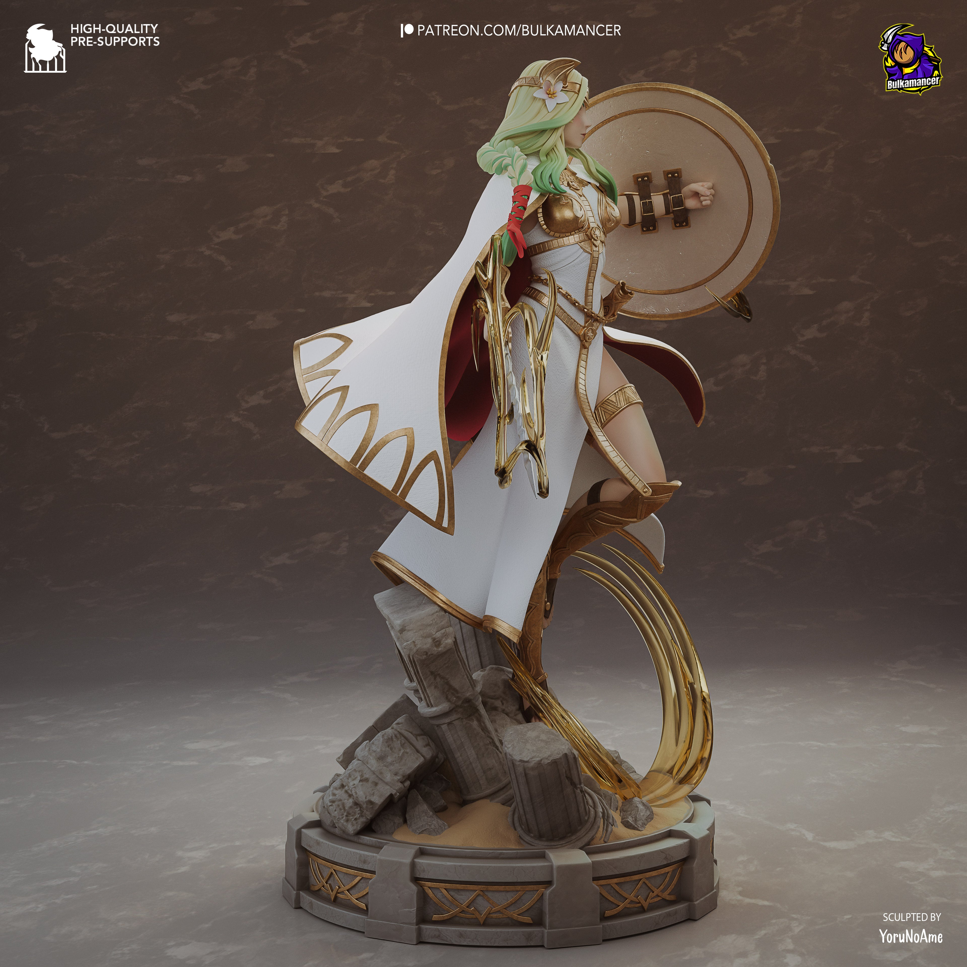 Aurelian Seraph Guardian | 1/8 Unpainted Resin Kit Model