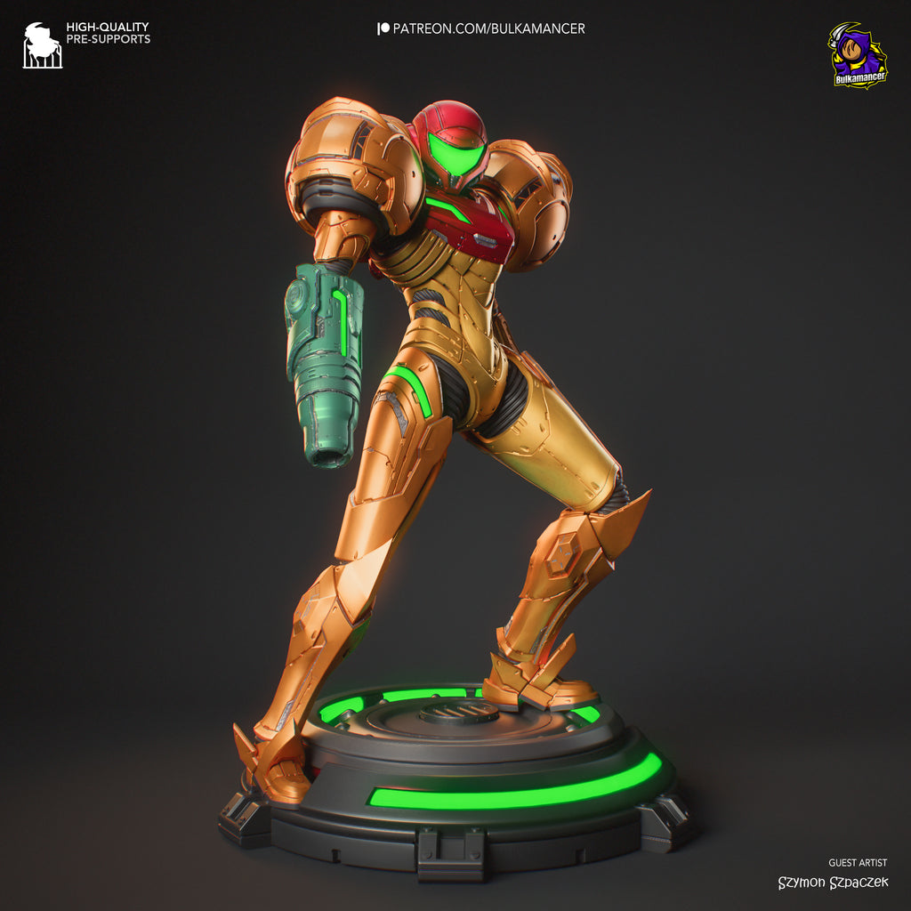 Golden Armored Sentinel | 1/8 Unpainted Resin Kit Model