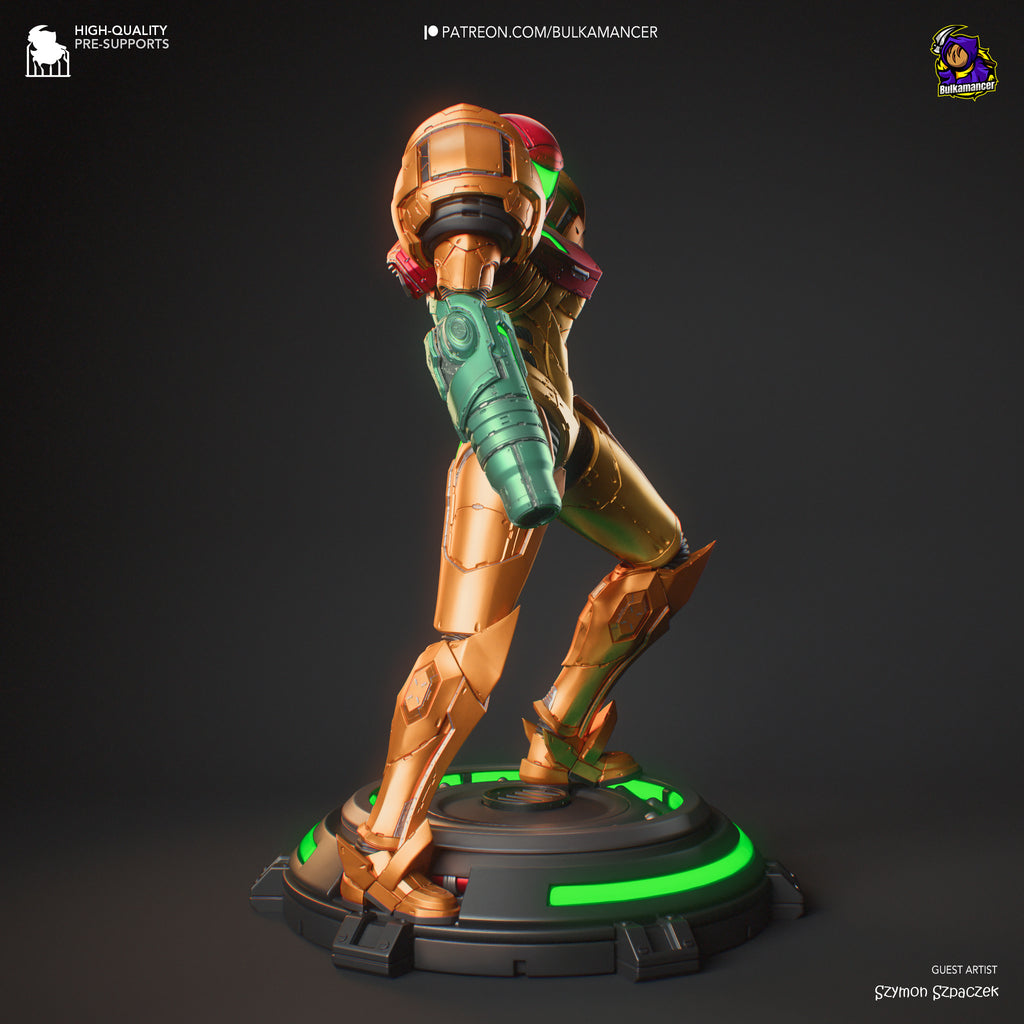 Golden Armored Sentinel | 1/8 Unpainted Resin Kit Model