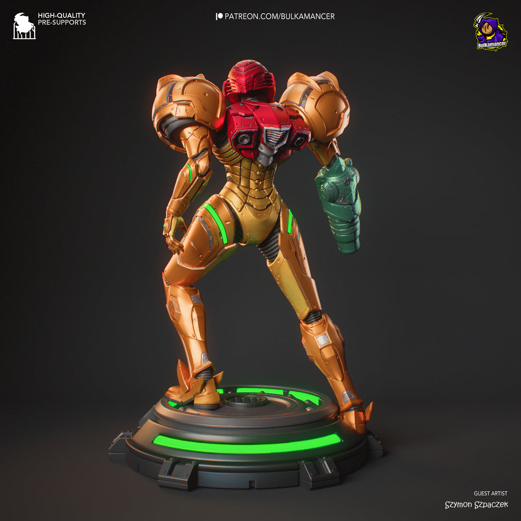 Golden Armored Sentinel | 1/8 Unpainted Resin Kit Model