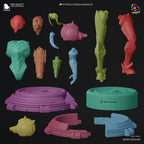 Golden Armored Sentinel | 1/8 Unpainted Resin Kit Model