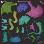 Shadowed Wyrm Monarch | 1/8 Unpainted Resin Kit Model